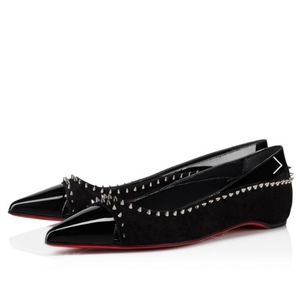 Christian Louboutin Duvettina Spike Flat